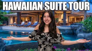 HAWAIIAN SUITE TOUR Maui Hawaii Resort Vacation [upl. by Alleuol]