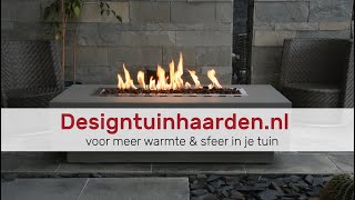 Designtuinhaardennl  Dé webwinkel voor vuurtafels branders en andere warmteelementen [upl. by Eatnhoj]