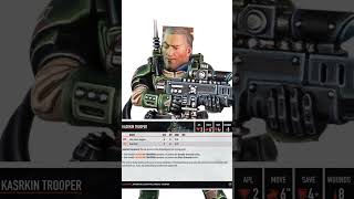 NEW KASRKIN CHADTROOPER warhammer 40k tabletopgame kasrkin killteam tactics warhammer40k [upl. by Aikemehs500]