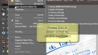 How to Open Up to 30 Recently Edited Files in Photoshop and PSE [upl. by Ladnik]