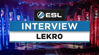 CSGO  Interview de Lekr0 de léquipe fnatic [upl. by Bohner]