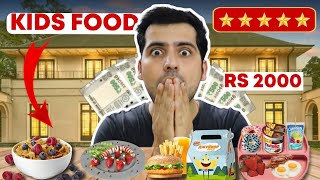 Spending Rs5000 on Kids Menu at Expensive Hotels  Expensive Budget Food Challenge [upl. by Acinomahs]