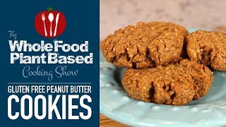 Gluten Free Vegan Peanut Butter CookiesPlant Based Sugar Free [upl. by Ynetruoc]