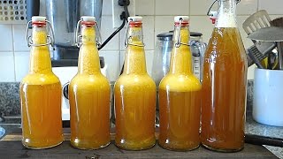 Beginners Guide To Fermentation Bottling  Flavoring Kombucha [upl. by Mar780]