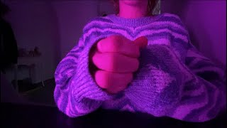 LoFi ASMR Slow amp Fast ROUGH Fabric Scratching 💜 [upl. by Secunda]