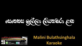 Senehasa Illa Liyathambara Laga  Karaoke Without Voice [upl. by Namurt762]