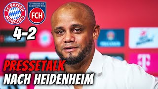 Pressetalk nach dem 42Heimsieg gegen Heidenheim  Bundesliga [upl. by Ahsets]