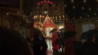 Zurich Christmas Market  When it Rains 🇨🇭☔️ [upl. by Sirromaj]