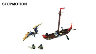 LEGO Vikings Viking Boat vs Wyvern Dragon Set 7016 Stopmotion Build [upl. by Emawk247]