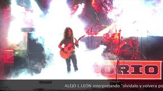 OLVIDALO Y VOLVERA POR MAS RICARDO IORIO interpretado por el público y ALEJO L LEON en guitarra [upl. by Angelika]