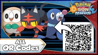 Pokemon Sun and Moon  ALL QR Codes and Pokedex Data Entries SM Tips amp Tricks [upl. by Phelan]