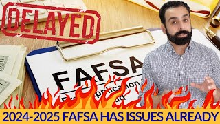 New Fafsa issues for 20242025 [upl. by Luba]