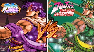 Young Joseph HFTF Vs Anime Moves Comparison  JoJo HFTF [upl. by Jasmin]