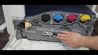 XEROX Замените Сборник Отработанного Тонера R5  Replace Waste Toner Container R5 [upl. by Hadihsar240]