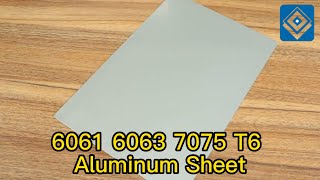 6061 6063 7075 T6 Aluminum Sheet [upl. by Abla]