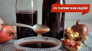 DOĞAL NAR EKŞİSİ EV YAPIMI yemek taarifleri [upl. by Kirwin850]