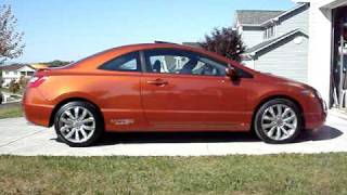 2009 Redline orange pearl Honda Civic Si coupe [upl. by Veradi]