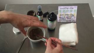 DIY Olive green clay face mask for problem skin [upl. by Hagood593]