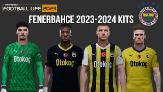 Fenerbahçe New Season Kits 20232024 PES 20212020 Sider Forma Yaması fenerbahçe pes2021 [upl. by Oibesue]