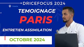 Naturalisation par décret  dossier entretien assimilation nationalité française [upl. by Breed]