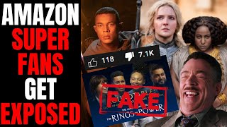 Amazons Lord Of The Rings DISASTER  More quotSuperfansquot Get EXPOSED For Fake Rings Of Power Reaction [upl. by Akcimehs]