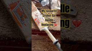 My Favourite Bat Handle Replacing  How to Replace Handle Of Cricket Batrepairinghardtennisbat [upl. by Menzies]