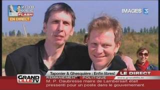 Hervé Ghesquière et Stéphane Taponiers enfin libres [upl. by Assina648]