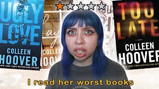 I Read Colleen Hoovers LOWEST RATED Books [upl. by Bathesda825]