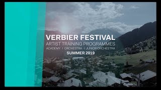 Verbier Festival Artist Training Programmes 2019 [upl. by Attenehs]