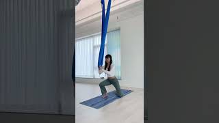 플라잉요가 고관절 가동성 훈련 aerialyoga hip mobility training [upl. by Odele]