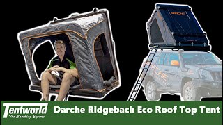 Darches First Hard Shell Roof Top Tent  Ridgeback Eco [upl. by Etz]