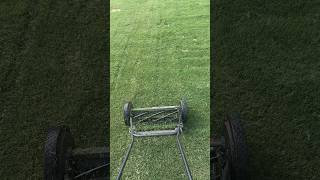 Raising HOC For Washboarding With Scott’s Pro Manual Reel Mower [upl. by Harlie]