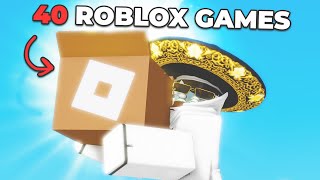 40 ROBLOX Games to Play when Youre Bored [upl. by Notnilk]