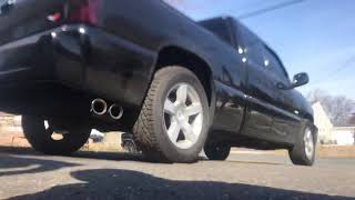 03 Silverado SS Corsa Exhaust [upl. by Annoif]