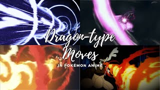 All Dragontype Moves in Pokémon Anime [upl. by Kendall]