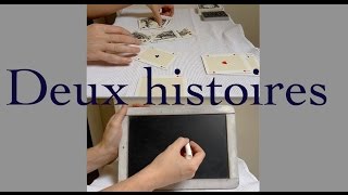 Deux histoires  Cartes Ardoise et Craie  ASMR FR [upl. by Saks]