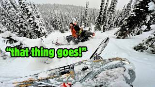 Can a Naturally Aspirated Snowmobile keep up to TURBOS [upl. by Dreddy]