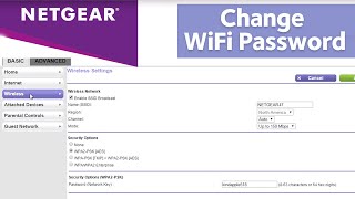 How to Change your Wireless Router Name and Password  NETGEAR [upl. by Avram]