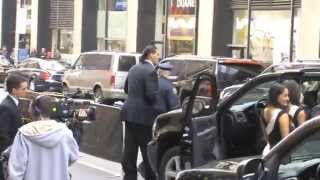 The Great Khali Leaves WrestleMania 29 Press Conference In NYC [upl. by Rodrich]