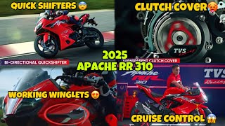 All new 2025 Tvs Apache RR310 lauched क्या फीचर्स दे दिए Apache मैं  New Price features looks [upl. by Zerdna77]