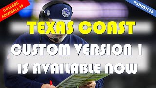 25  Texas Coast  Custom Playbook Version 1  Is Available Now [upl. by Eahsal]