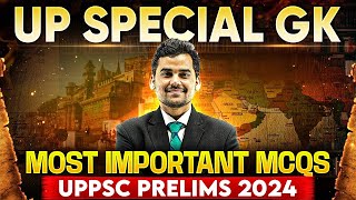 UPPSC Prelims 2024  UP Special GK Most Important MCQs  Part02  UPPSC Wallah [upl. by Hovey]