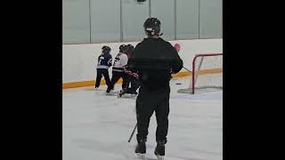 Ringette Practice Game with my coaches and my team [upl. by Fasta151]