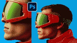 Master the Pixelated Dithered Effect in Photoshop [upl. by Yahsram]