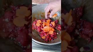 PORK TOCINO with veggies Pinoy recipe ytshorts [upl. by Jankey]