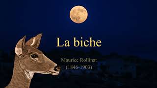 La biche Maurice Rollinat [upl. by Ilat]