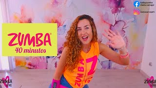 CLASE COMPLETA DE ZUMBA 40 minutos [upl. by Rihana]