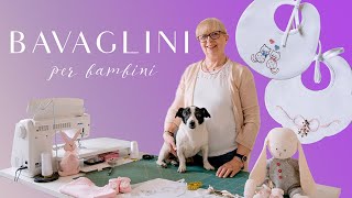 Tutorial Bavaglini per bimbi [upl. by Annais]