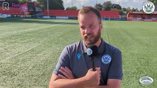 V Hemel Hempstead  Brian Dutton post match Interview [upl. by Lebatsirc]