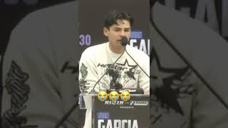 Ryan Garcia boxeoboxingryangarcia viralvideo thoughts ring boxerhaha funny [upl. by Lunseth583]